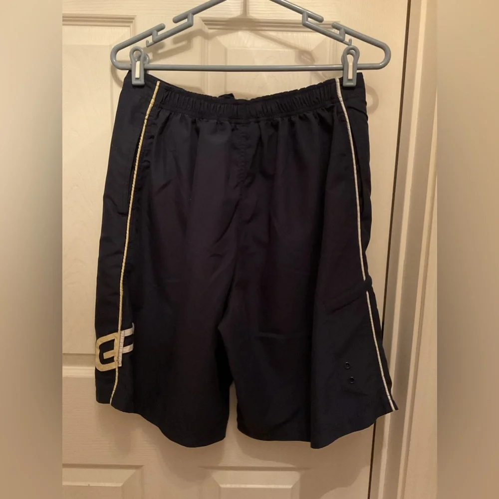 Navy blue swim trunks suit shorts men M beach 🏖️ pool